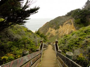 stairs to beach